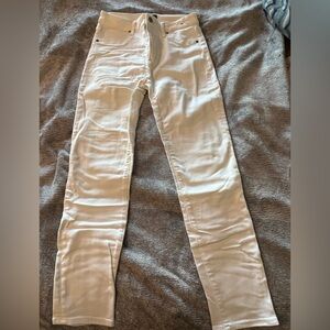 Abercrombie & Fitch White Simone High-Rise Jeans ankle size 6R